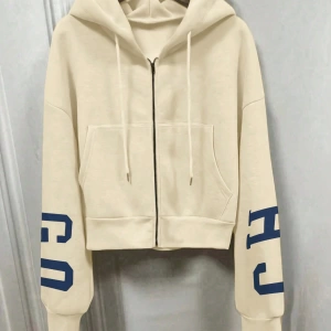 Kapşonlu Sweatshirt Polarlı Sweatshirt, Bol Kesim Kısa Ceket, Sonbahar/Kış, Üç Çeyrek  Model 5133