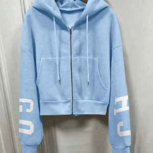 Kapşonlu Sweatshirt Polarlı Sweatshirt, Bol Kesim Kısa Ceket, Sonbahar/Kış, Üç Çeyrek  Model 5133