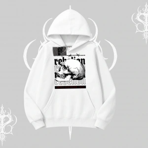 Kapşonlu Sweatshirt Rebellion Skull Underground Street Legacy