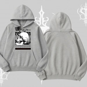 Kapşonlu Sweatshirt Rebellion Skull Underground Street Legacy
