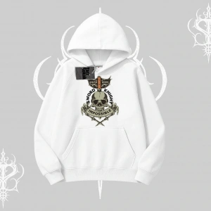 Kapşonlu Sweatshirt Sword Knight Skull Impossible Street Creed