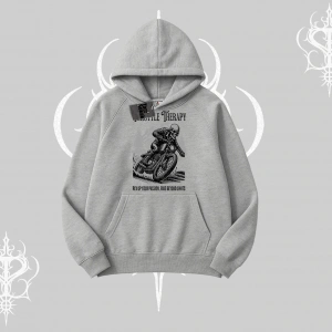 Kapşonlu Sweatshirt Throttle Therapy No Brakes Just Freedom