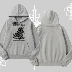 Kapşonlu Sweatshirt Throttle Therapy No Brakes Just Freedom