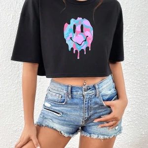 Karikatür ve Grafik tasarım Oversize T-shirt Cartoon/Letter serisi kod111