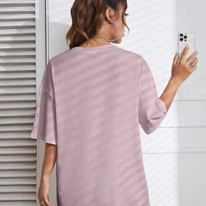 Karikatür ve Grafik tasarım Oversize T-shirt Cartoon/Letter serisi kod116