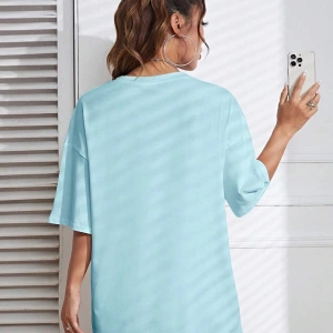 Karikatür ve Grafik tasarım Oversize T-shirt Cartoon/Letter serisi kod118