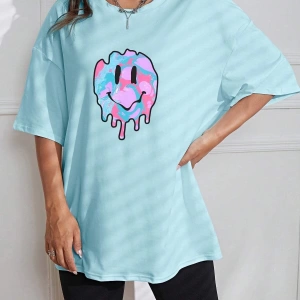 Karikatür ve Grafik tasarım Oversize T-shirt Cartoon/Letter serisi kod118