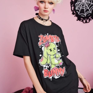 Karikatür ve Grafik tasarım Oversize T-shirt Cartoon/Letter serisi kod136