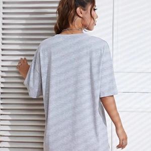 Karikatür ve Grafik tasarım Oversize T-shirt Cartoon/Letter serisi kod138