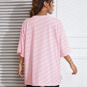 Karikatür ve Grafik tasarım Oversize T-shirt Cartoon/Letter serisi kod139