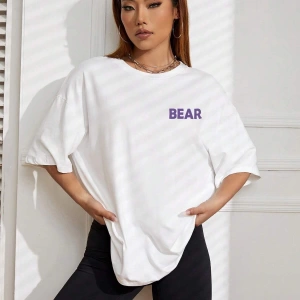 Karikatür ve Grafik tasarım Oversize T-shirt Cartoon/Letter serisi kod18