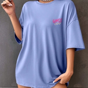 Karikatür ve Grafik tasarım Oversize T-shirt Cartoon/Letter serisi kod217