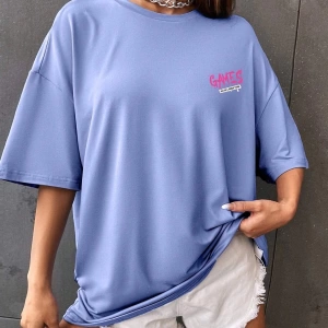 Karikatür ve Grafik tasarım Oversize T-shirt Cartoon/Letter serisi kod217