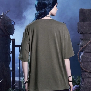 Karikatür ve Grafik tasarım Oversize T-shirt Cartoon/Letter serisi kod248