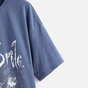 Karikatür ve Grafik tasarım Oversize T-shirt Cartoon/Letter serisi kod249