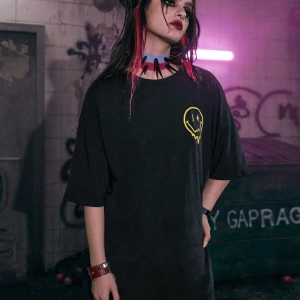 Karikatür ve Grafik tasarım Oversize T-shirt Cartoon/Letter serisi kod266