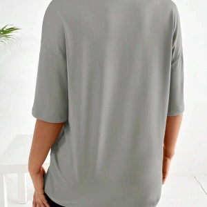 Karikatür ve Grafik tasarım Oversize T-shirt Cartoon/Letter serisi kod296
