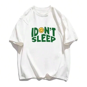 Karikatür ve Grafik tasarım Oversize T-shirt Cartoon/Letter serisi kod353