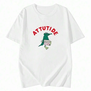 Karikatür ve Grafik tasarım Oversize T-shirt Cartoon/Letter serisi kod354