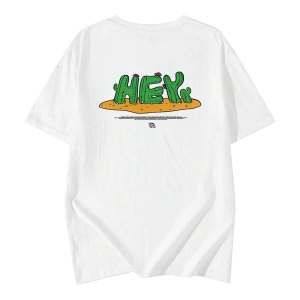 Karikatür ve Grafik tasarım Oversize T-shirt Cartoon/Letter serisi kod356