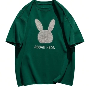 Karikatür ve Grafik tasarım Oversize T-shirt Cartoon/Letter serisi kod451