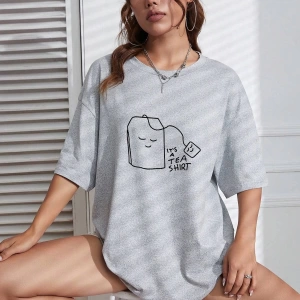 Karikatür ve Grafik tasarım Oversize T-shirt Cartoon/Letter serisi kod566