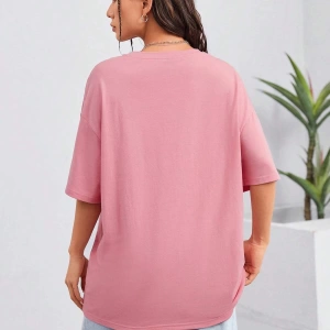 Karikatür ve Grafik tasarım Oversize T-shirt Cartoon/Letter serisi kod58