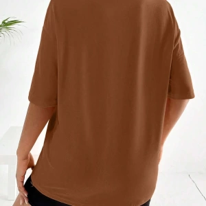 Karikatür ve Grafik tasarım Oversize T-shirt Cartoon/Letter serisi kod593