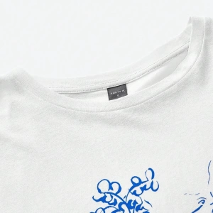 Karikatür ve Grafik tasarım Oversize T-shirt Cartoon/Letter serisi kod604