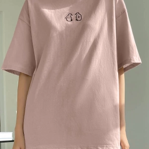Karikatür ve Grafik tasarım Oversize T-shirt Cartoon/Letter serisi kod625