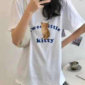 Karikatür ve Grafik tasarım Oversize T-shirt Cartoon/Letter serisi kod639