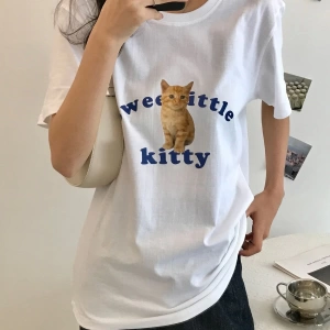 Karikatür ve Grafik tasarım Oversize T-shirt Cartoon/Letter serisi kod639