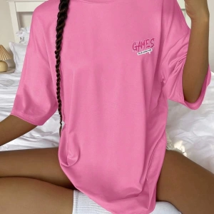 Karikatür ve Grafik tasarım Oversize T-shirt Cartoon/Letter serisi kod674