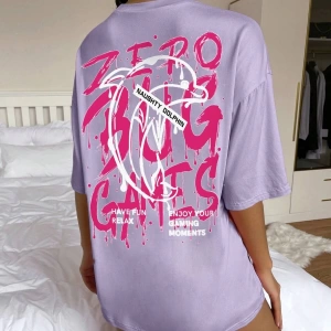 Karikatür ve Grafik tasarım Oversize T-shirt Cartoon/Letter serisi kod678