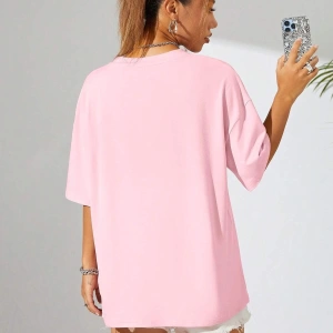 Karikatür ve Grafik tasarım Oversize T-shirt Cartoon/Letter serisi kod791