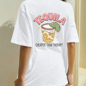 Karikatür ve Grafik tasarım Oversize T-shirt Cartoon/Letter serisi kod828