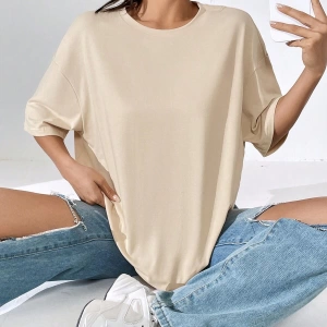 Karikatür ve Grafik tasarım Oversize T-shirt Cartoon/Letter serisi kod861