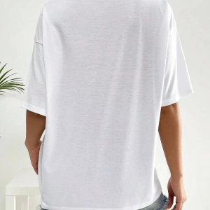 Karikatür ve Grafik tasarım Oversize T-shirt Cartoon/Letter serisi kod864