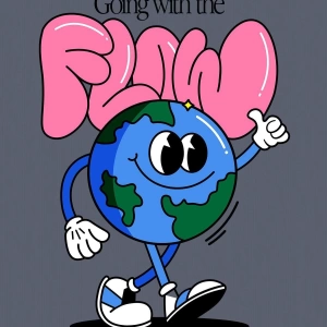 Karikatür ve Grafik tasarım Oversize T-shirt Cartoon/Letter serisi kod867