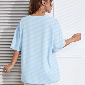 Karikatür ve Grafik tasarım Oversize T-shirt Cartoon/Letter serisi kod883