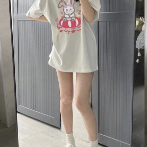 Karikatür ve Grafik tasarım Oversize T-shirt Cartoon/Letter serisi kod890