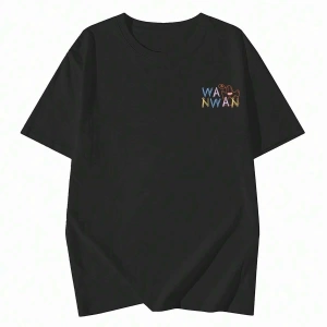 Karikatür ve Grafik tasarım Oversize T-shirt Cartoon/Letter serisi kod90