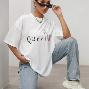 Karikatür ve Grafik tasarım Oversize T-shirt Cartoon/Letter serisi kod904
