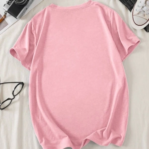 Karikatür ve Grafik Tasarım Oversize T-shirt Cartoon/Letter serisi kod917