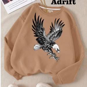 Kartal Köstebek Sokak Trend Tasarım Harajuku/Gotik Bej