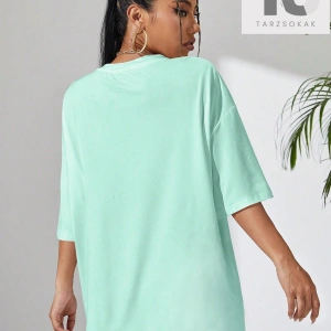 Katı Damla Omuz Tişörtü