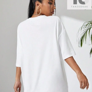 Katı Damla Omuz Tişörtü