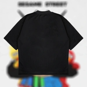 Kaws X Sesame Street Boxy Fit Oversize Unisex Tshirt – Baskılı Tişört |