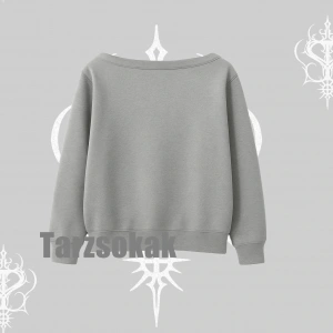 Kayık Yaka Sweatshirt Born to Rock Eternal Flame Legacy