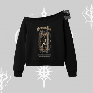 Kayık Yaka Sweatshirt Horseman’s Skull Dark Relic Street Legacy